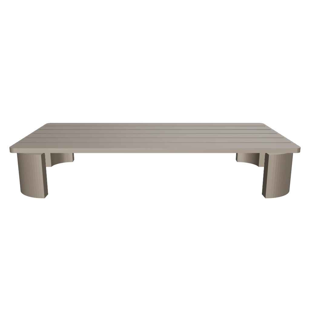 Palo Alto 3D | sku=OAS003-CTB-162 | asset=oas003-ctb-162-7a434d01 | variant=49260993642747 | Serein Coffee Table in Aluminium, 162 cm