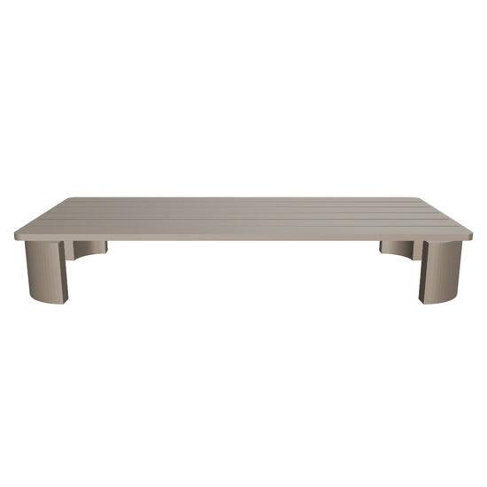 Palo Alto 3D | sku=OAS003-CTB-182 | asset=oas003-ctb-182-a16330f4 | variant=49260993675515 | Serein Coffee Table in Aluminium, 182 cm