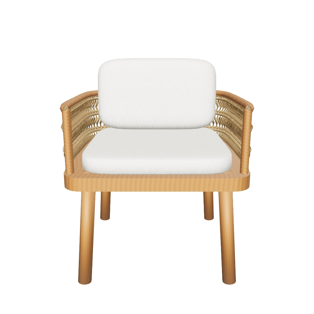 Palo Alto 3D | sku=OTC004-DCH | asset=otc004-dch-6c0e129e | variant=49260990136571 | Ripple Dining Chair in Teak