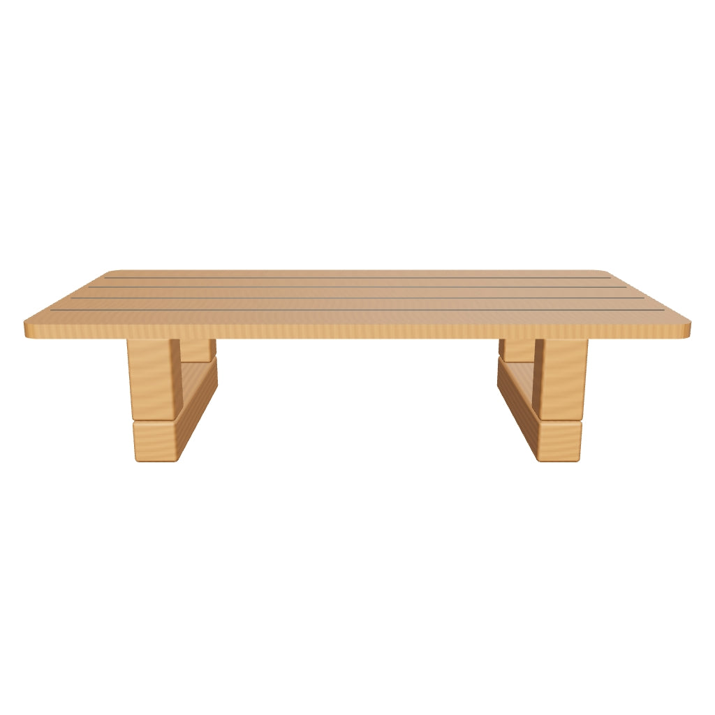 Palo Alto 3D | sku=OTS003-CTB-122 | asset=ots003-ctb-122-93098746 | variant=49260992266491 | Serein Coffee Table in Teak, 122 cm