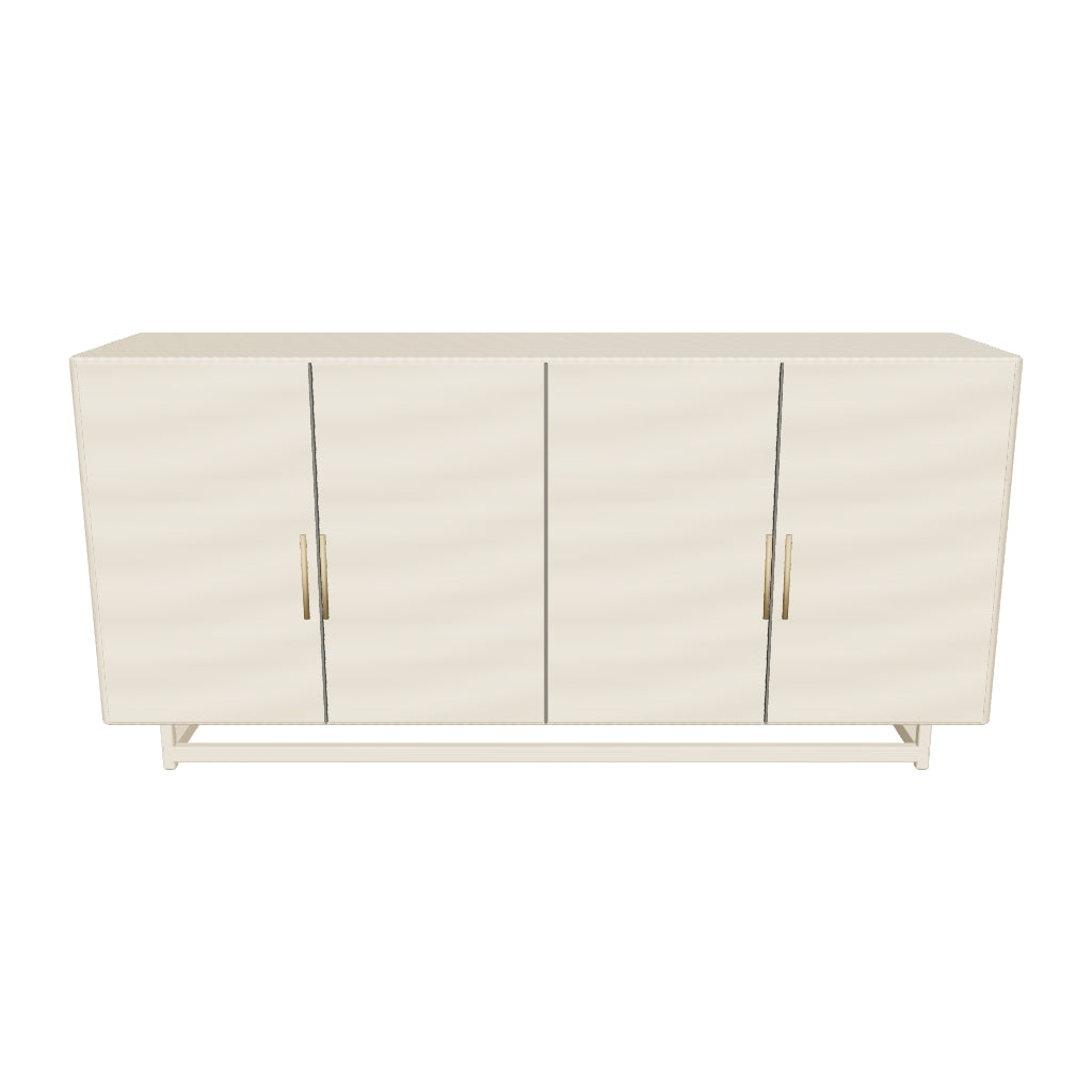 Palo Alto 3D | sku=YC-C-CBG-05-SBD-NATURALLIMEDOAK | asset=yc-c-cbg-05-sbd-naturallimedoak-e571803d | variant=49265056710907 | French Contemporary 4-Door Sideboard, Natural Limed Oak