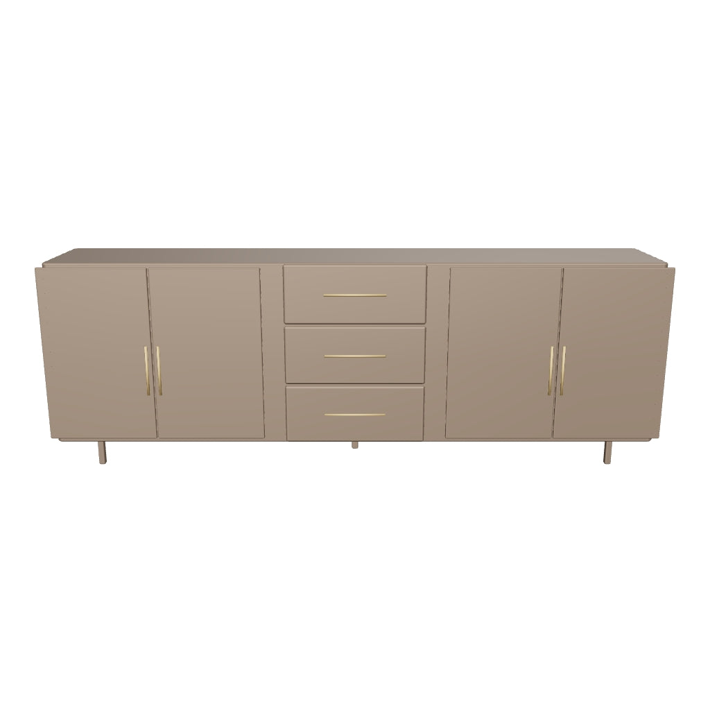 Palo Alto 3D | sku=YC-C-CBG-10-SBD | asset=yc-c-cbg-10-sbd-a4ab9dba | variant=49263957180667 | French Contemporary 4-Door Sideboard with Drawers