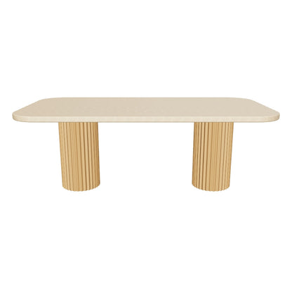 Palo Alto 3D | sku=YC-C-CZ-02-DTB-TRAVERTINE | asset=yc-c-cz-02-dtb-travertine-5732b856 | variant=49265055662331 | Mulholland Rectangular Dining Table, Travertine