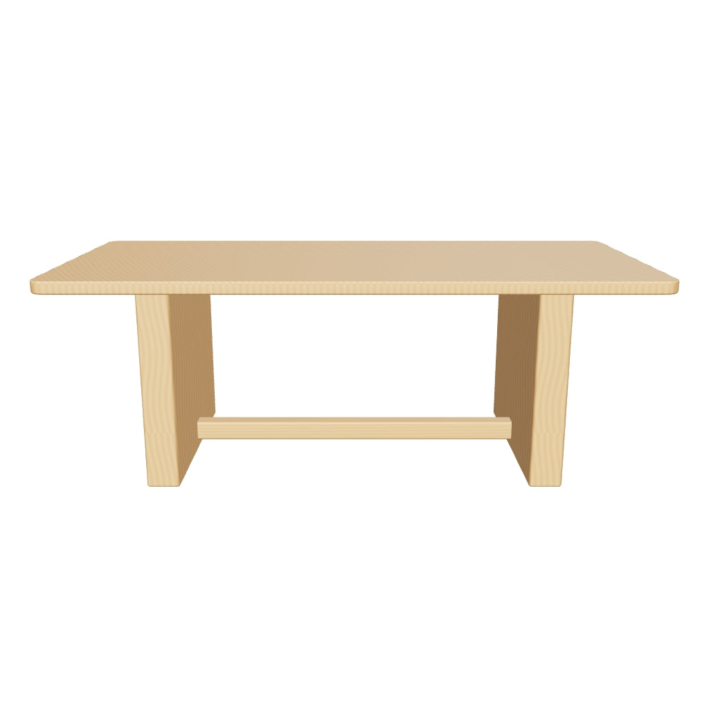 Palo Alto 3D | sku=YC-C-CZ-03-DTB-NATURALOAK | asset=yc-c-cz-03-dtb-naturaloak-52da70de | variant=49265055760635 | Montecito Trestle Rectangular Dining Table, Natural Oak