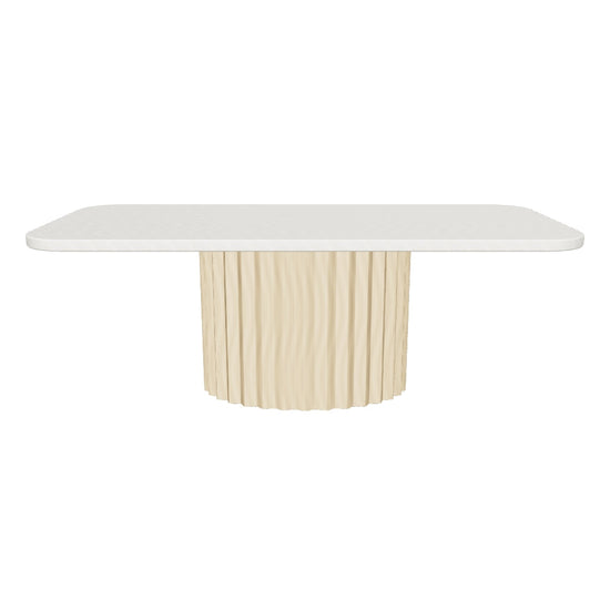 Palo Alto 3D | sku=YC-C-CZ-04-DTB-PALESTONE | asset=yc-c-cz-04-dtb-palestone-b86372d0 | variant=49265055891707 | Mulholland Pedestal Rectangular Dining Table, Pale Stone