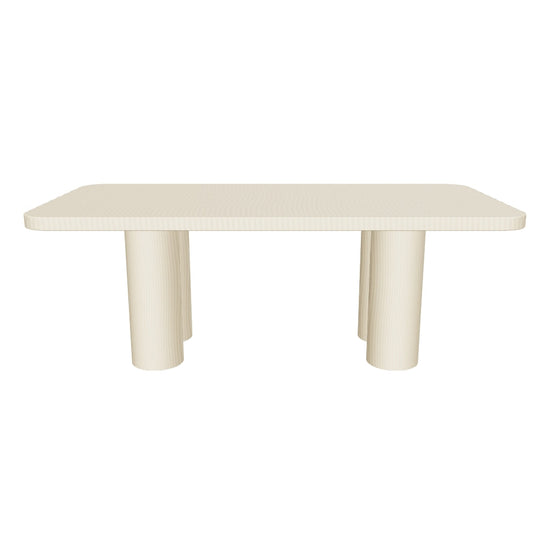 Palo Alto 3D | sku=YC-C-CZ-07-DTB-PALEOAK | asset=yc-c-cz-07-dtb-paleoak-8c467fbe | variant=49265055990011 | Oslo Cylinder Rectangular Dining Table, Pale Oak