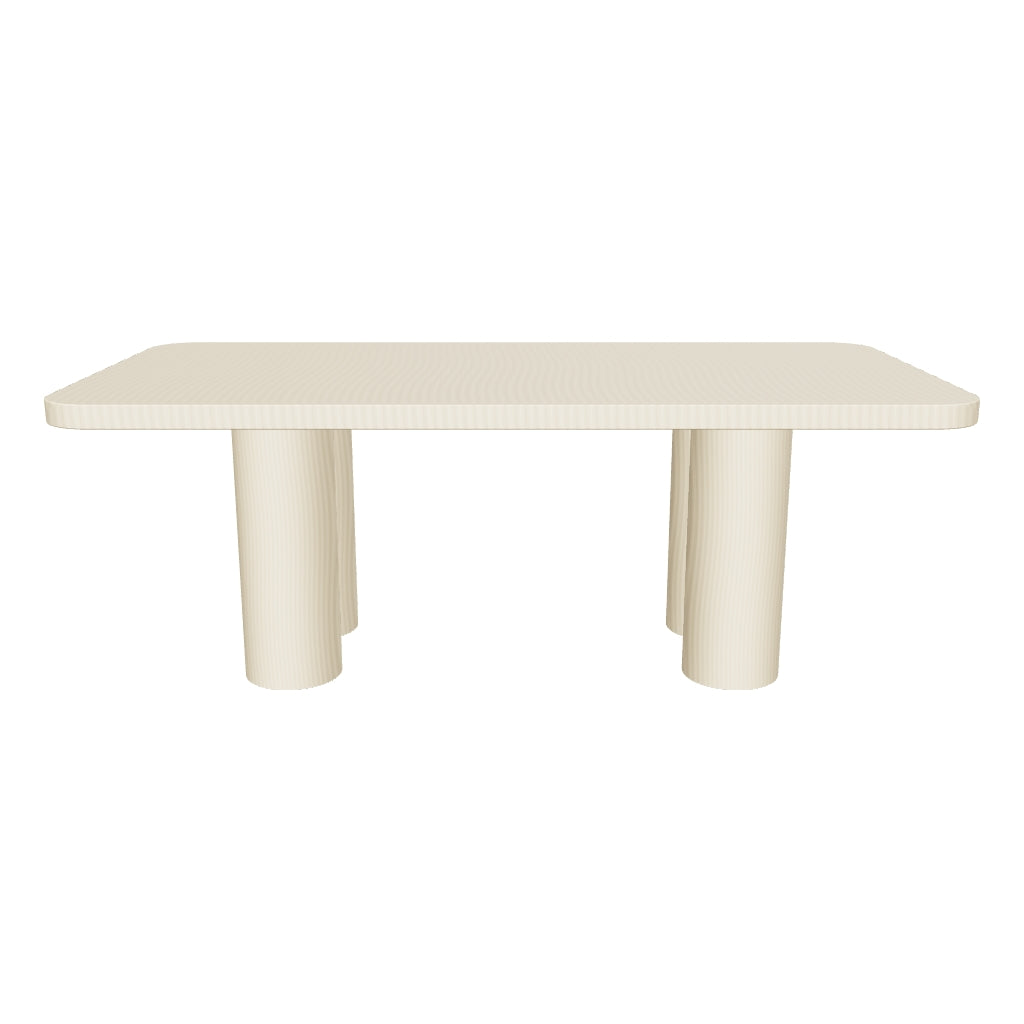 Palo Alto 3D | sku=YC-C-CZ-07-DTB-PALEOAK | asset=yc-c-cz-07-dtb-paleoak-8c467fbe | variant=49265055990011 | Oslo Cylinder Rectangular Dining Table, Pale Oak