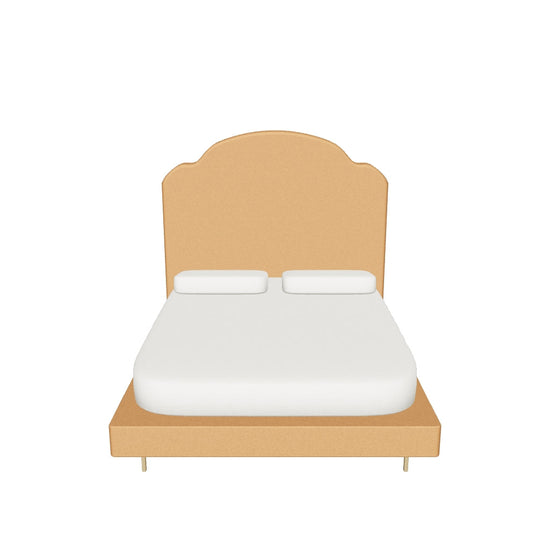 Palo Alto 3D | sku=YC-W-C-04-BED | asset=yc-w-c-04-bed-8342d908 | variant=49261301006587 | Camilla Upholstered Bed — Aged Brass
