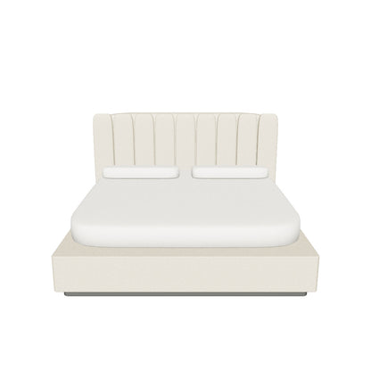 Palo Alto 3D | sku=YC-W-C-07-BED | asset=yc-w-c-07-bed-b3aec7fe | variant=49261303660795 | Modena Fabric Vertical Channel Panel Platform Bed