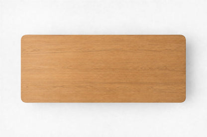 Alora Desk, overhead top view