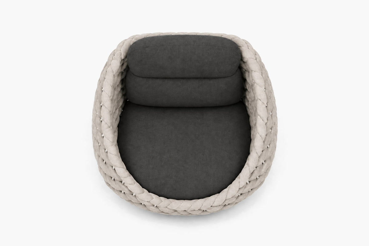 Cala Lounge Chair, overhead top view