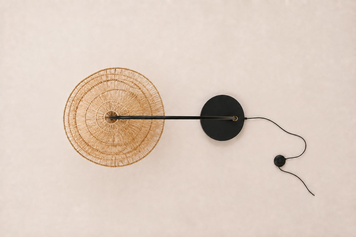 Cannella Arc Floor Lamp, Arc, overhead top view