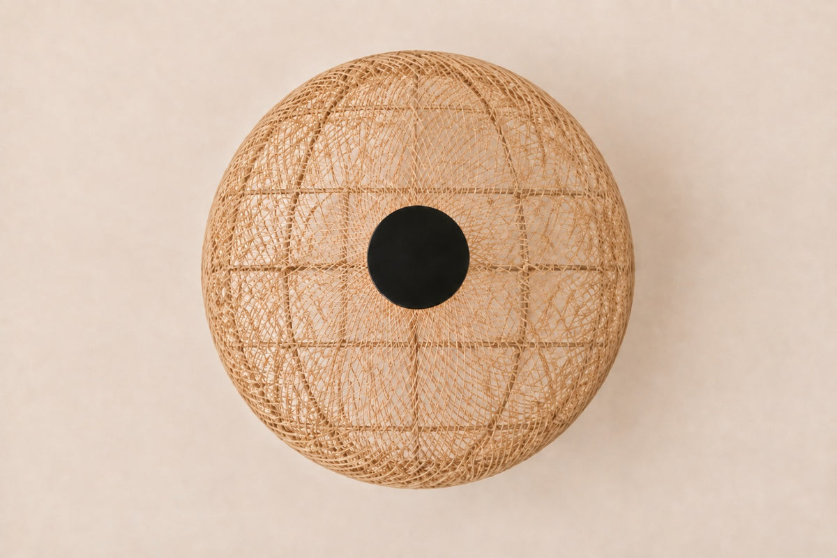 Cannella Pendant, Globe, overhead top view