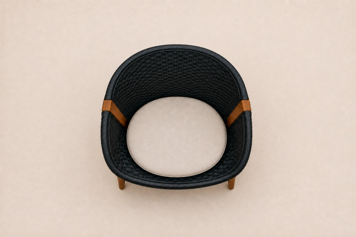Cascais Lounge Chair, overhead top view