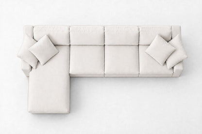 Cloud Sofa, overhead top view