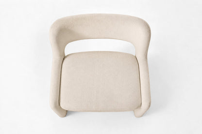 Corta Fabric Dining Side Chair, overhead top view