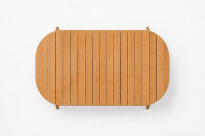 Estoril Dining Table, 160 cm, overhead top view