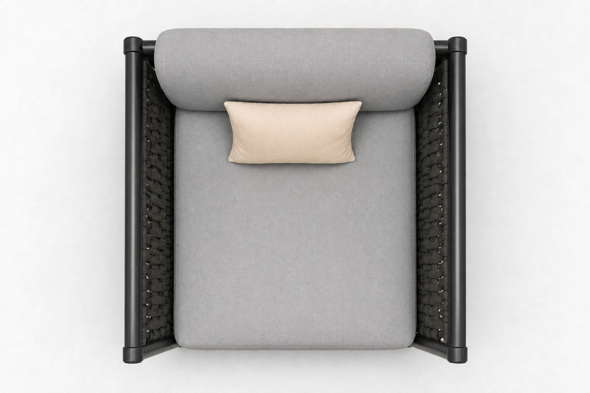 Formentera Lounge Chair, overhead top view