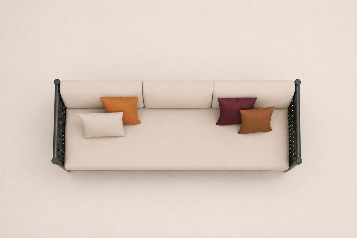 Formentera Sofa, 200 cm, overhead top view