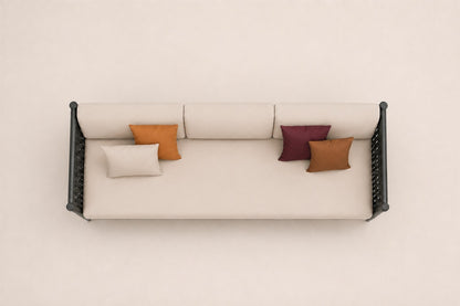Formentera Sofa, 200 cm, overhead top view