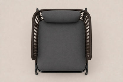Ischia Lounge Chair, overhead top view