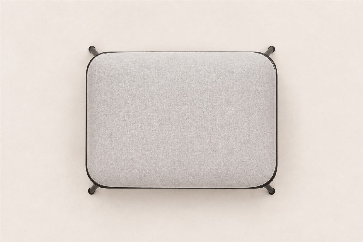 Ischia Ottoman, overhead top view