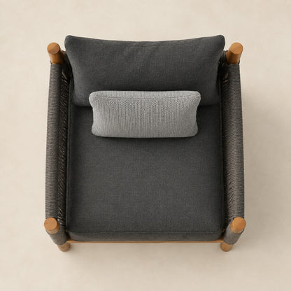 Ithaca Lounge Chair, overhead top view