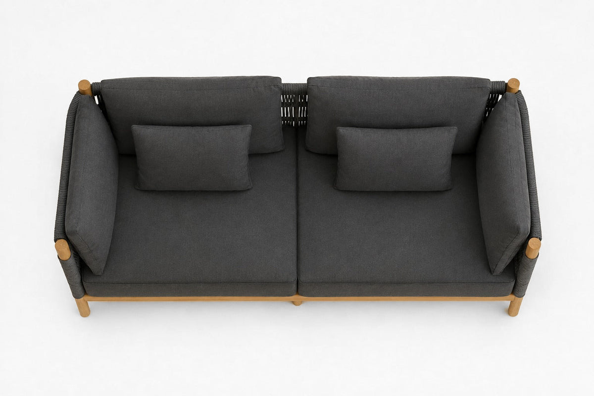 Ithaca Sofa, 152 cm, overhead top view