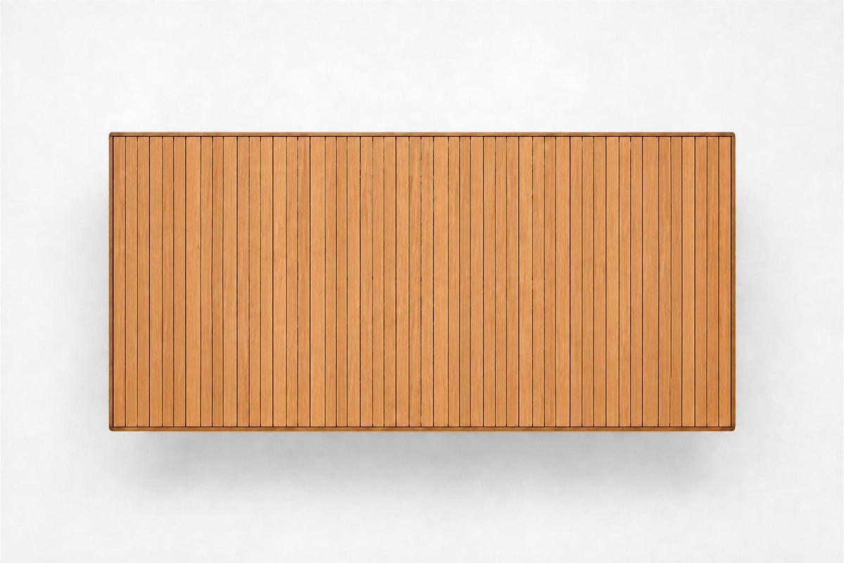 Lecce Dining Table, 200 cm, overhead top view