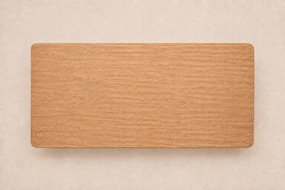 Ligné Pedestal Coffee Table, overhead top view