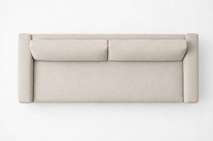 Maxwell Bench-Seat Sofa, overhead top view