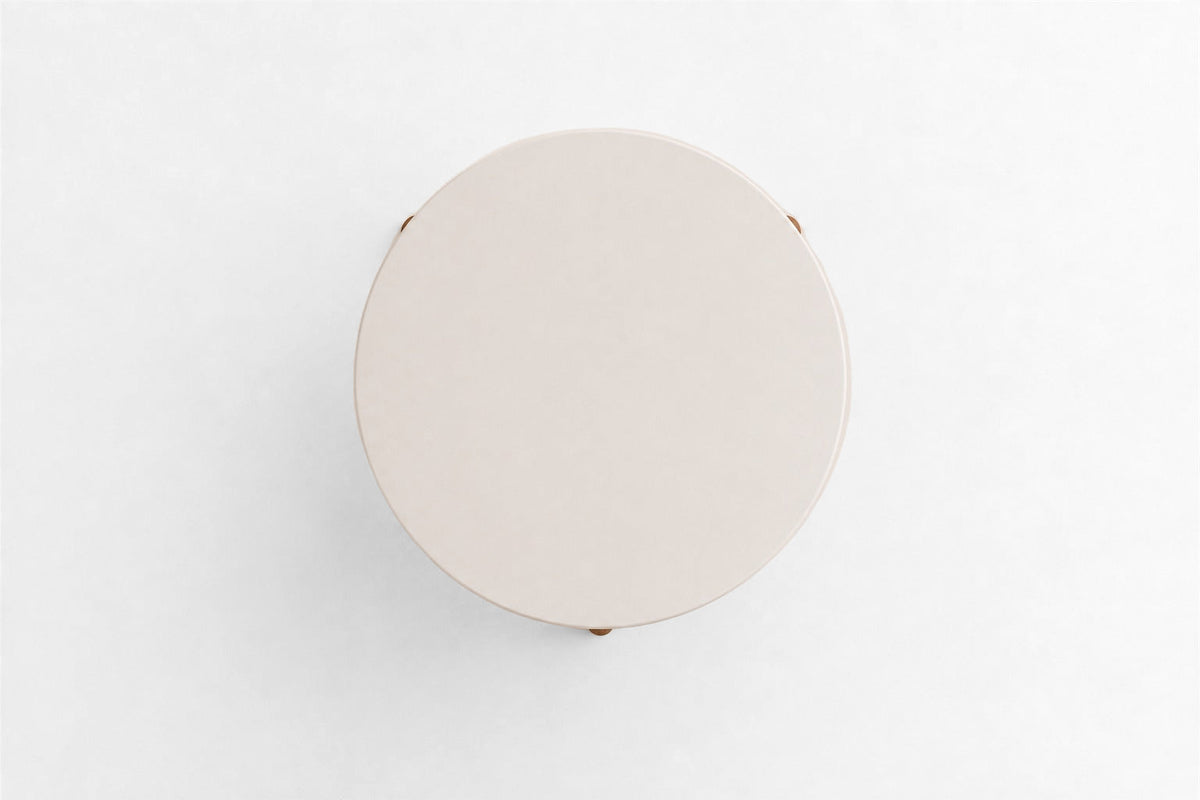 Menorca Side Table, overhead top view
