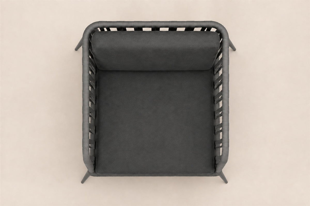 Mykonos Lounge Chair, Club, overhead top view