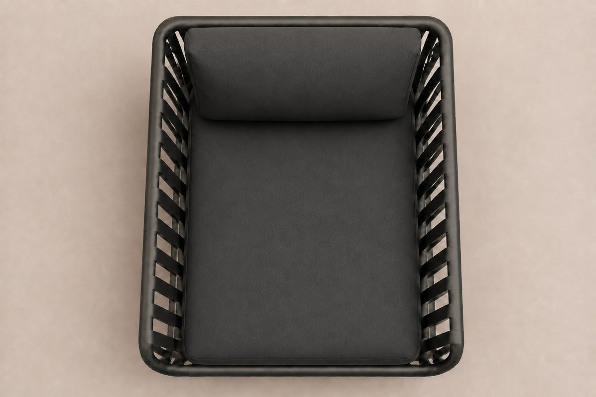 Mykonos Lounge Chair, overhead top view