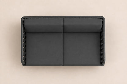 Mykonos Two-Seat Sofa, overhead top view