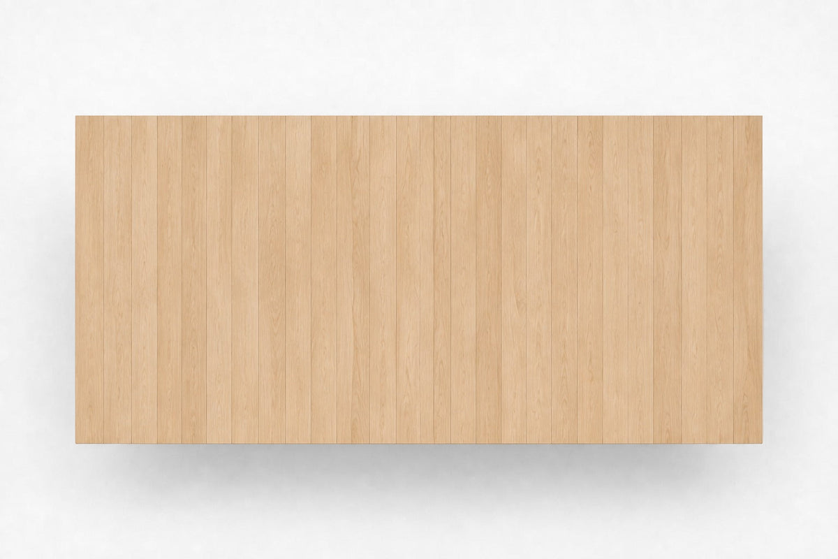 Naxos Dining Table, overhead top view