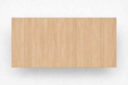 Naxos Dining Table, overhead top view