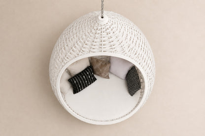 Nido Hanging Nest, Chain-Hung, overhead top view