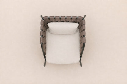 Otranto Dining Chair, overhead top view