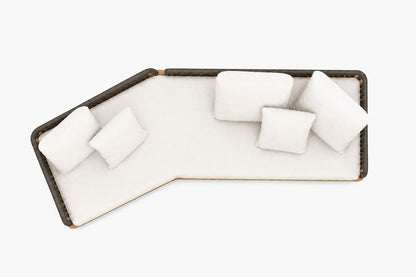 Portofino Corner Sectional, overhead top view