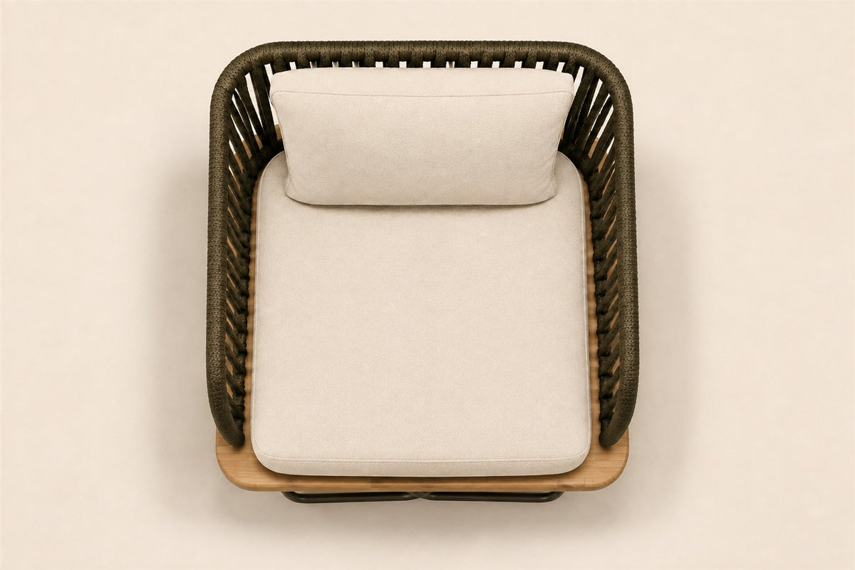 Portofino Lounge Chair, overhead top view