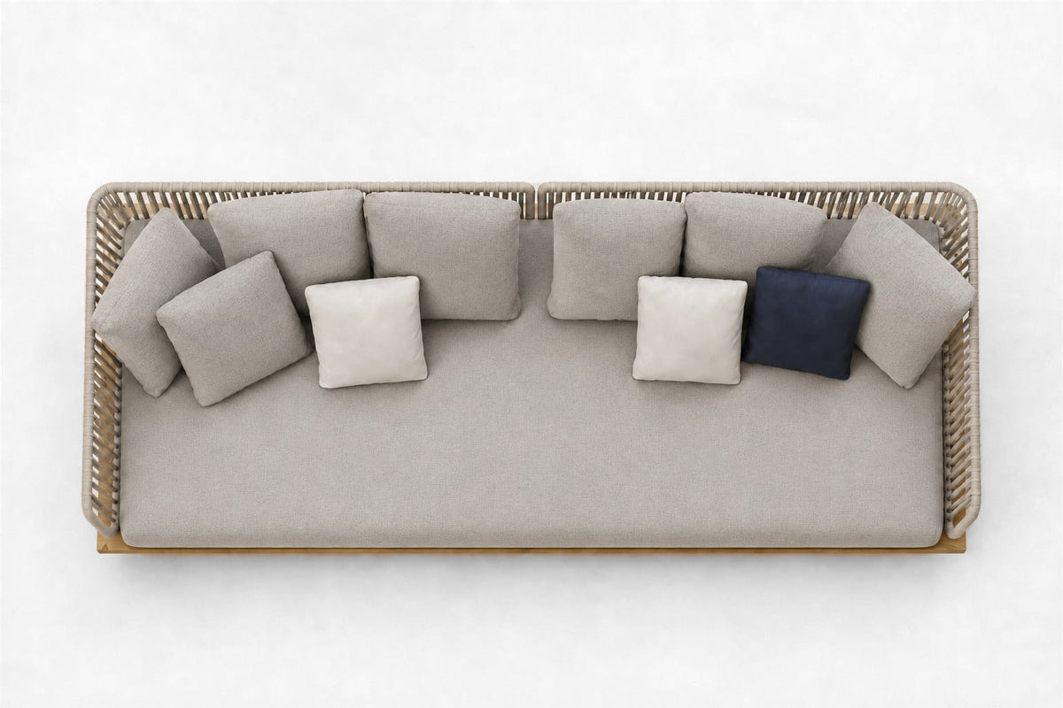 Portofino Sofa, 208 cm, overhead top view