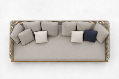 Portofino Sofa, 208 cm, overhead top view