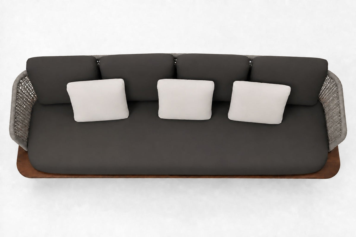 Positano Sofa, overhead top view
