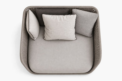 Santorini Lounge Chair, overhead top view