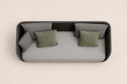 Santorini Sofa, 180 cm, overhead top view