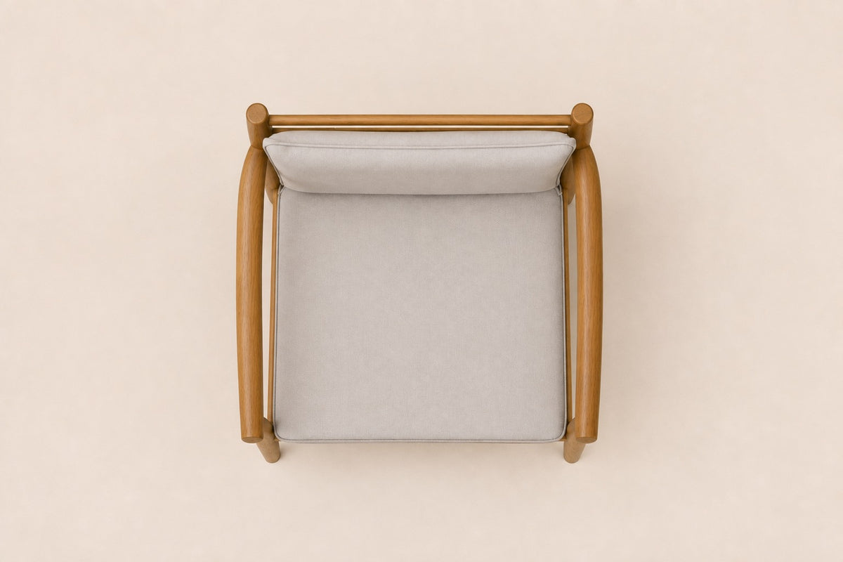 Sintra Dining Chair, overhead top view