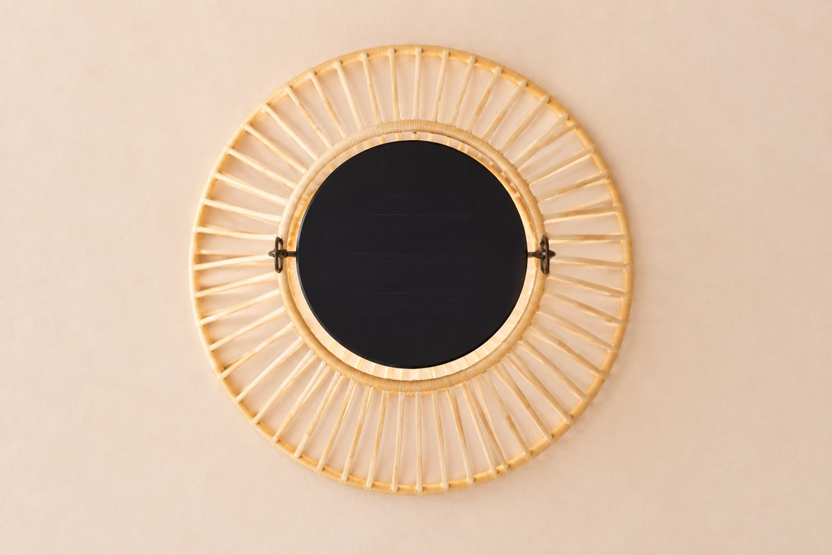 Solano Solar Lantern, Cone, overhead top view