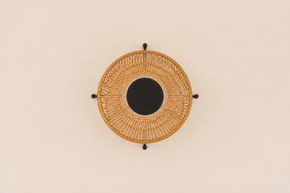Solano Solar Lantern, Drum, overhead top view