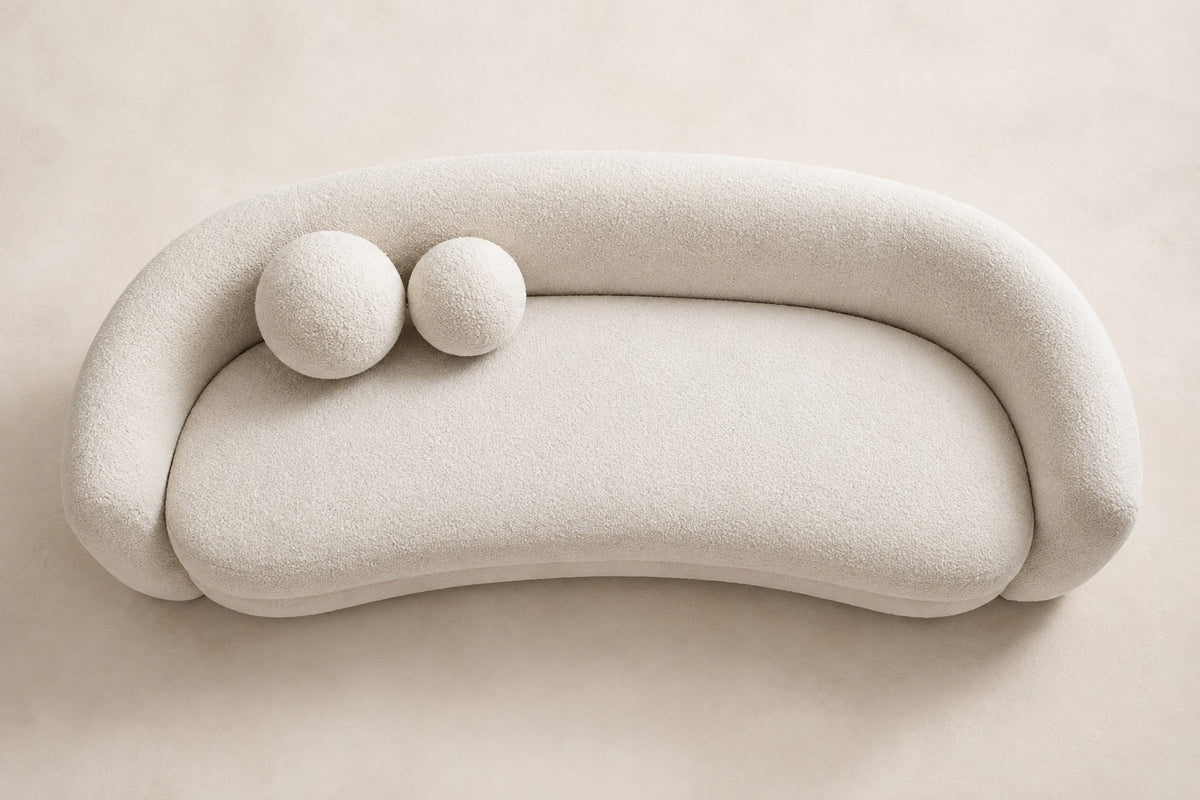 Sylvain Sofa, overhead top view